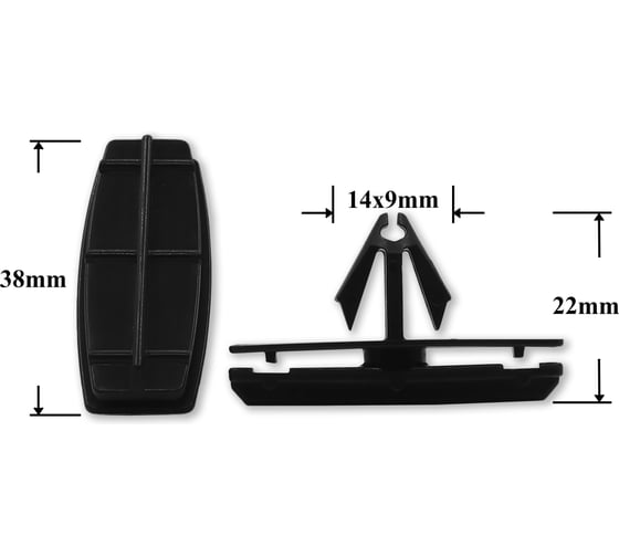Автокрепеж для GM Jeep 10 шт 68039280AA КрепАвто 1623 1