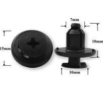 Автокрепеж для Lexus Subaru Toyota 10 шт SU00301220, 46064AE000 КрепАвто 1714