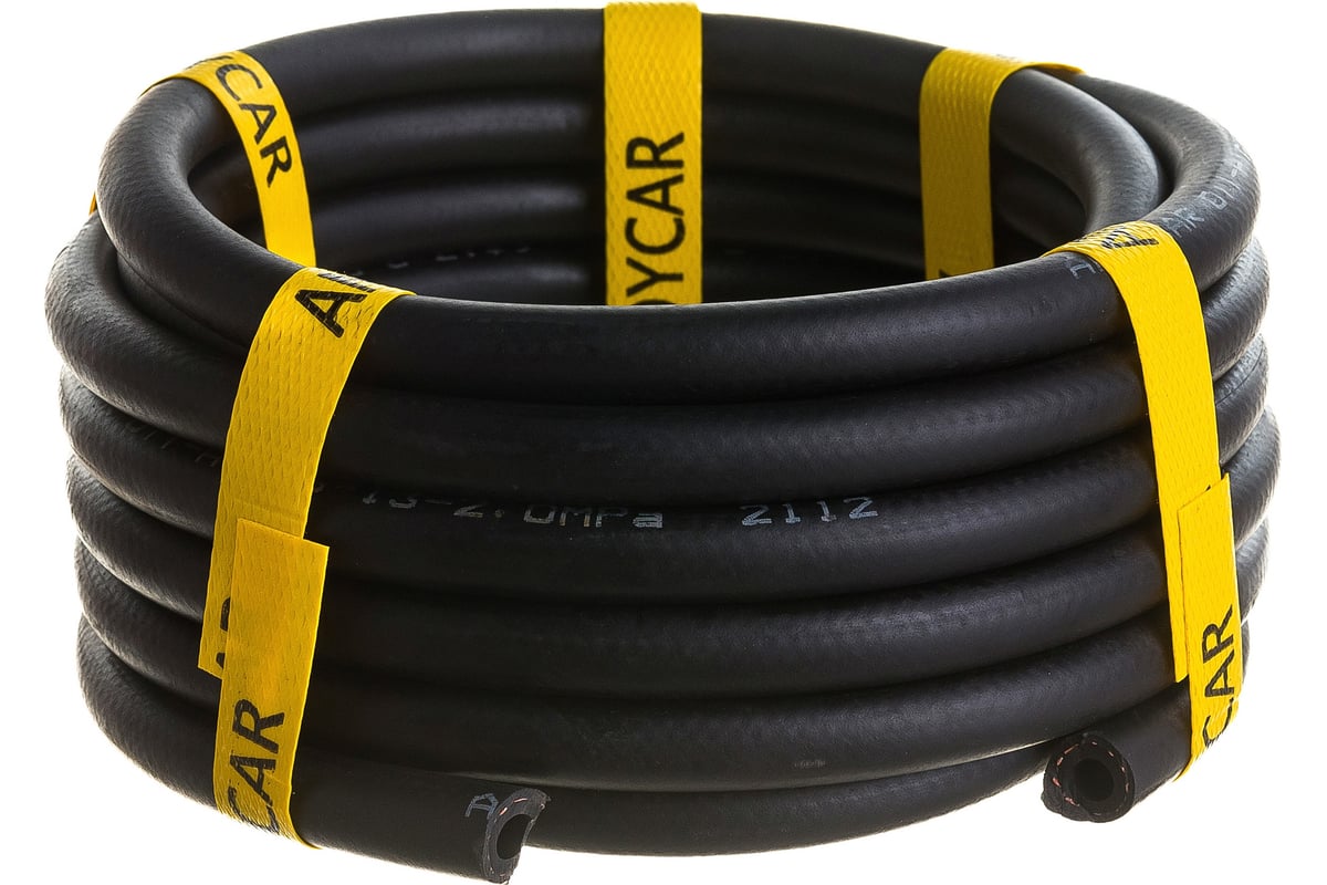 Шланг резиновый 3-х слойный маслобензостойкий ГОСТ 10362-2017 (6х13 мм ...