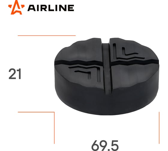 Накладка на домкрат подкатной D69.5 мм, H21 мм Airline AJS03