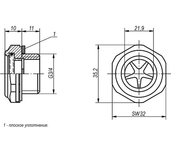 Маслоуказатель Глазок KIPP K0448.36034