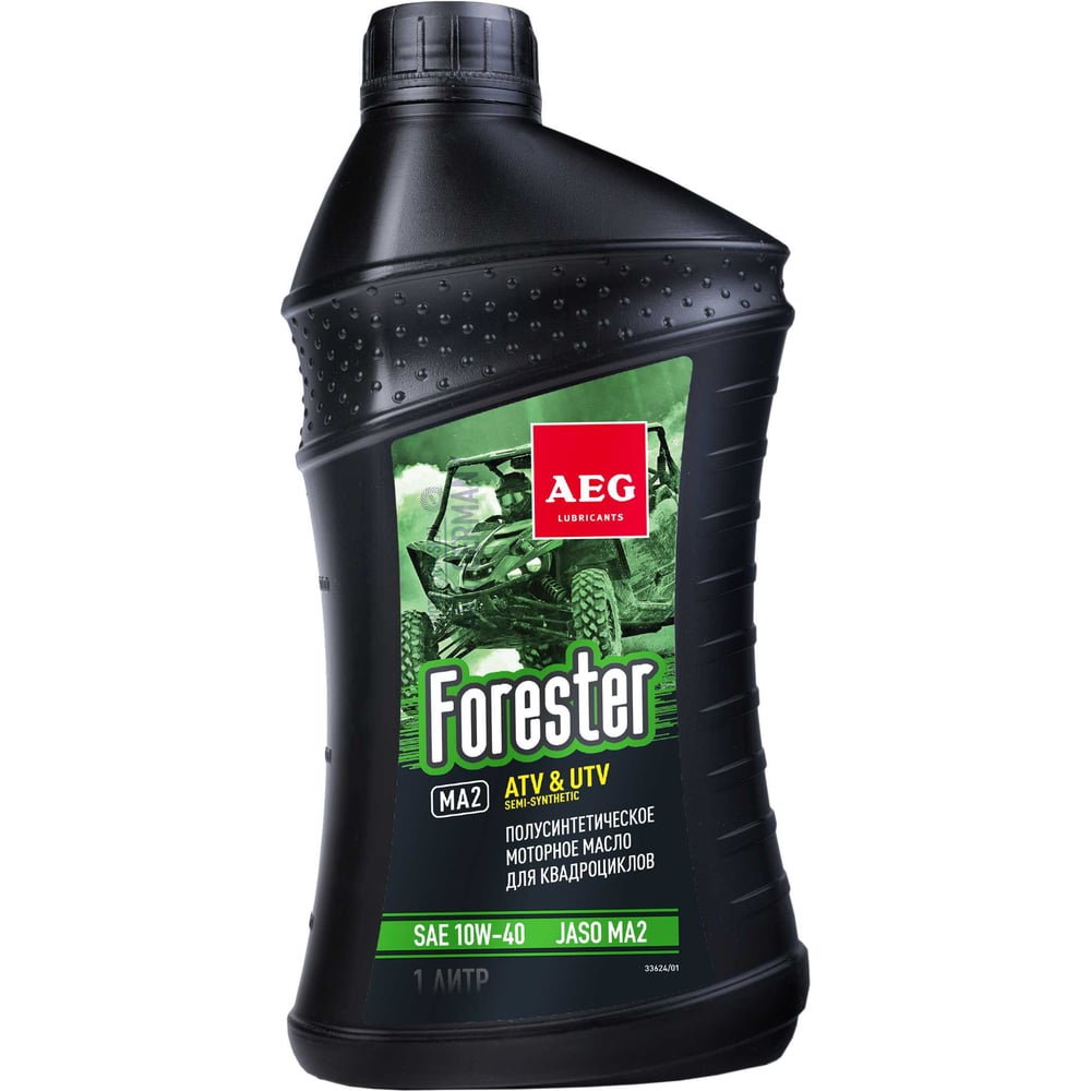 Масло AEG Forester полусинтетическое для квадроциклов SAE 10W40 API SL ...