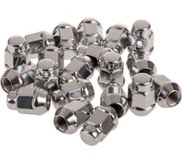 Гайка конус M14x1.50, закрытая 35 мм, ключ 13/16 (21мм), хром, 20 шт SKYWAY S10602040/K