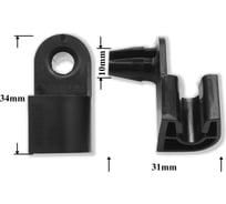 Скоба крепления упора капота Веста 845 000 8290 Крепавто RP1071