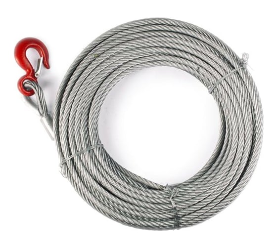 Канат для лебедки МТМ 1600 (1.6 т; 12 м; 11 мм; тип ZNL) TOR 1002181 1