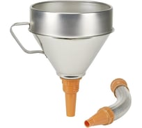 Воронка из белой жести с гибкой трубкой для химически активных сред (200 мм; 3.2 л) Pressol 2344950