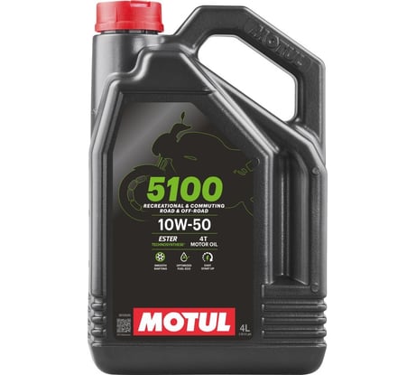 Моторное масло MOTUL 5100 4T 10W50 4 л 113189
