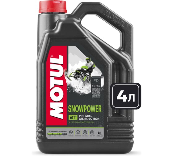 Моторное масло MOTUL SNOWPOWER 2T 4 л 112748