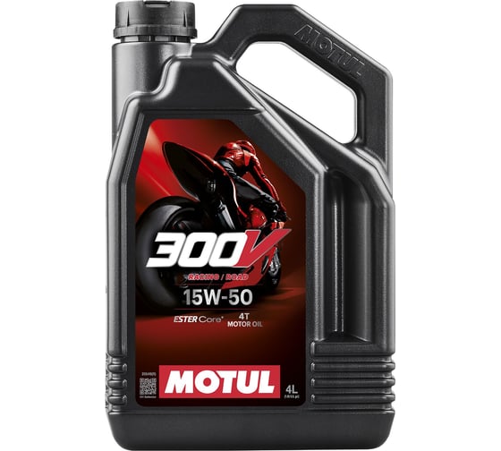 Моторное масло MOTUL 300V FL ROAD RACING 15W50 4 л 112677