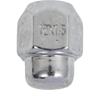 Гайка конус SKYWAY M12x1.50 закрытая 27мм кл19мм хром 020 комп.20 шт S10602020/K