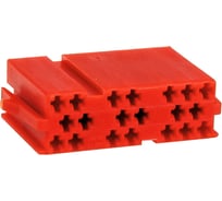Корпус для разъема AURA MiniISO 20 контактов, красный, 10 шт AWZ-2010