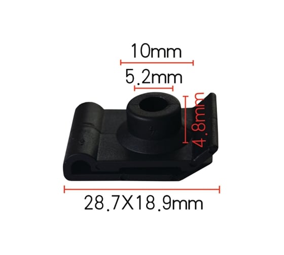 Клипса крепежная Nord-Yada для а/м Lexus, Mazda,Toyota E6DZ5421952A подкрылка, крыла, бампера (10шт в 1уп) 909688