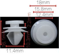 Клипса крепежная Nord-Yada для а/м Land Rover LR028939 внутреней отделки (10шт в 1уп) 909690