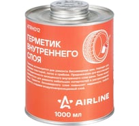 Герметик внутреннего слоя AIRLINE банка с кистью, 1 л ATRH012