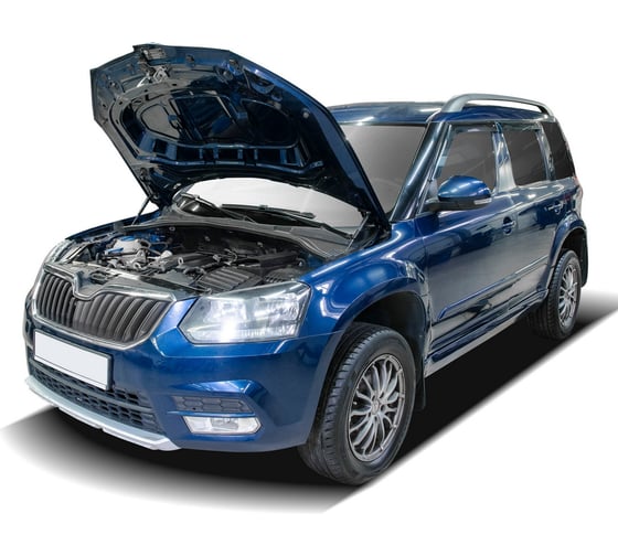 Газовые упоры Rival для капота Skoda Yeti I рестайлинг 2013-2018, 2 шт., A.ST.5103.1