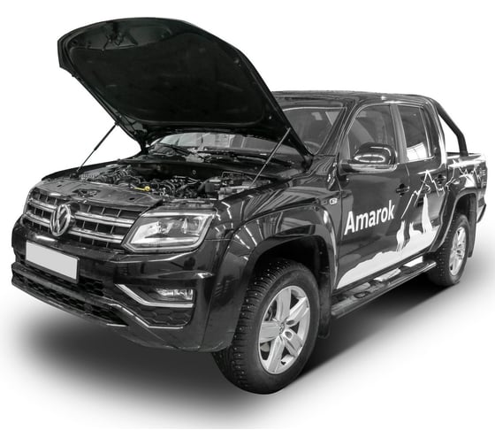 Газовые упоры Rival для капота Volkswagen Amarok V - 2.0 2010-04.2017, 2 шт., A.ST.5806.1