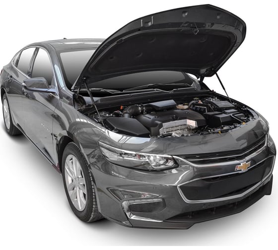 Газовые упоры Rival капота для Chevrolet Malibu IX 2015-2018, 2 шт., A.ST.1005.1