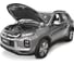 Газовые упоры Rival для капота Mitsubishi ASX I рестайлинг 2020-н.в., 2 шт., A.ST.4015.1 2