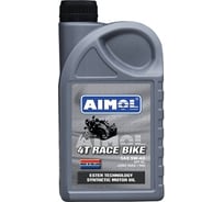 Масло для четырехтактных мотоциклетных двигателей 4T Racebike 5w-40 1л AIMOL 8717662398414