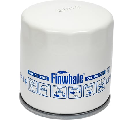 Фильтр масляный Aveo 12L Spark/10-/ Gentra/13-/ Cobalt/12-/ FINWHALE LF414