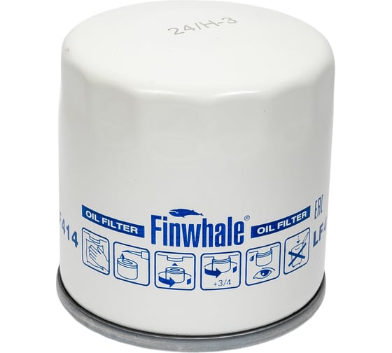 Фильтр масляный Aveo 12L Spark/10-/ Gentra/13-/ Cobalt/12-/  FINWHALE LF414