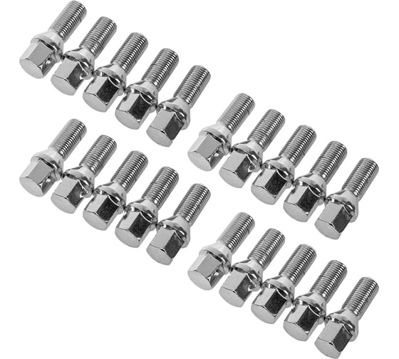 Болт колесный GANZ 14x1.50x28 C17 конус хром упак. 20 шт BB134
