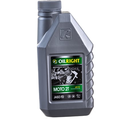 Масло моторное полусинтетическое МОТО 2Т (1 л; API TC) OILRIGHT 2939