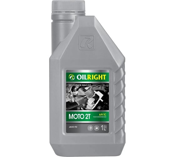 Масло моторное полусинтетическое МОТО 2Т (1 л; API TC) OILRIGHT 2939