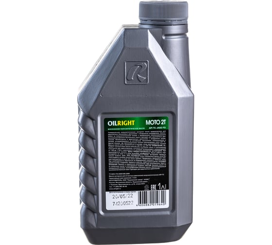 Масло моторное полусинтетическое МОТО 2Т (1 л; API TC) OILRIGHT 2939
