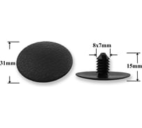 Автокрепеж КрепАвто для Ford 10 шт W708633S300 1762