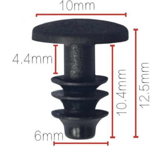 Клипса крепежная для а/м Toyota уплотнителя Nord-Yada 67869-20030 909705