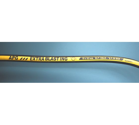 Рукав пескоструйный Extrim blast APG BLAST P=12Бар DN 19х33 mm, 20м APG BLAST 19х33 mm 20м