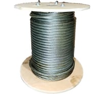 Канат (трос) для манипулятора (КМУ) РОМЕК оцинк., DIN 3069, 8.0-19x7-sZ-B-1770/180, 70 м 4680091065940