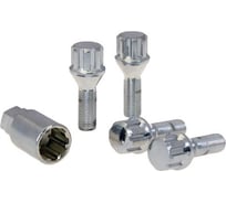 Комплект секретных болтов M12x1.25, H=28 мм, Хром NORM 372110H1