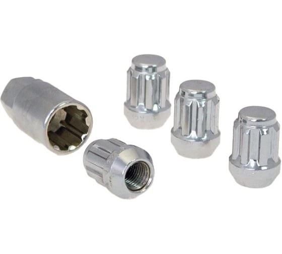 Комплект секретных гаек M12x1.5, H=32 мм, Хром NORM 416445H1 1