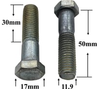 Болт КрепАвто М12х50х1.75 поворот.кулака ГАЗ-3110 R0668