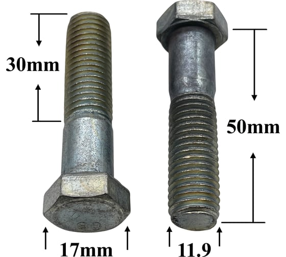 Болт КрепАвто М12х50х1.75 поворот.кулака ГАЗ-3110 R0668