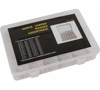 Набор медных шайб Крал 30 размеров (400 предметов) 400 PC 3591