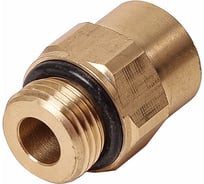 Соединитель трубки Крал ПВХ, полиамид d=10мм (наружная резьба) М16x1.5 прямой латунь (2 шт) 4168