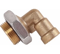 Соединитель трубки Крал ПВХ, полиамид d=6мм (наружная резьба) М22x1.5 угольник латунь (10 шт) 4171