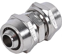 Фитинг Крал прямой металлический под шланг зажимной 14 мм (10 шт) 4303