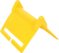 Уголок защитный пластиковый Крал желтый, 132x90 мм, 10 шт 6038