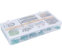 Кольцо уплотнительное Крал набор 18 размеров 225 шт (зеленый) 4117