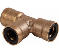 Соединитель трубки ПВХ Крал полиамид d=12мм тройник латунь (10 шт) 2538