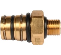 Соединитель переходник Крал М12x1.5 P5 поворотный латунь (2 шт) 5686