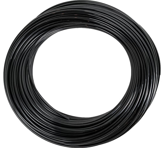 Трубка ПВХ Крал d=4x1мм (PA12) черная (100м) (100 шт) 1665