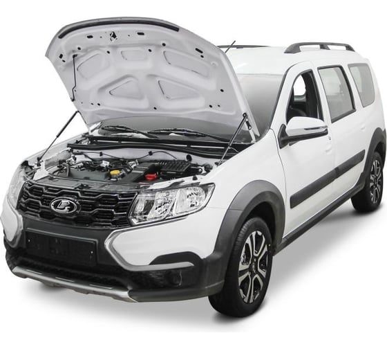 Амортизаторы капота 2 шт для LADA Largus I с 2021 года АвтоУпор ULALAR021