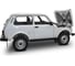 Амортизатор капота для Lada 4x4 V=1.7i с 2006 года АвтоУпор ULA4X4011 2