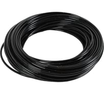 Трубка Крал ПВХ d=6x1мм (PA6) черная (50м) 3771