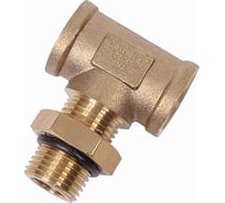 Соединитель трубки ПВХ, полиамид Крал 16 (внутри)-16(наружная)-16(внутри) тройник латунь (2 шт) 4938